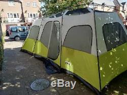 Grand 5,5 M X 3m Campvalley Base 12 Tent Instantané De La Cabine Ériger En Quelques Minutes