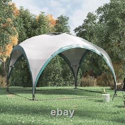 Grand Abri Dome Pergola Tente de Jardin à Ombre pour Camping et Fête en Plein Air