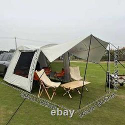 Grand Abri de Camping en Tente pour Coffre de Voiture Espace Large, Résistant à la Pluie, Pare-Soleil pour Hayon de SUV, Chaud