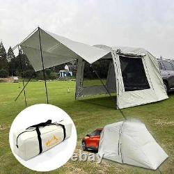 Grand Abri de Camping en Tente pour Coffre de Voiture Espace Large, Résistant à la Pluie, Pare-Soleil pour Hayon de SUV, Chaud