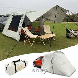 Grand Abri de Camping en Tente pour Coffre de Voiture Espace Large, Résistant à la Pluie, Pare-Soleil pour Hayon de SUV, Chaud