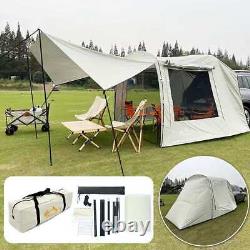 Grand Abri de Camping en Tente pour Coffre de Voiture Espace Large, Résistant à la Pluie, Pare-Soleil pour Hayon de SUV, Chaud