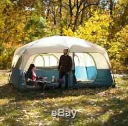Grande famille tente camping fenêtre hauteur Air Lit toute saison Big Storage 10 personne 