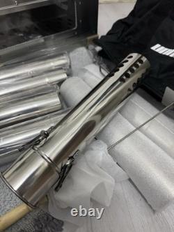 Grand poêle à bois portable pour tente, en acier inoxydable, pour camping et chasse