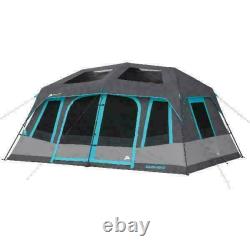 Grande Cabine Instantanée De 10 Personnes Tente Tente Dark Repose Blackout Windows Outdoor Camping