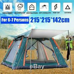 Grande Tente, 3-7 Personne Automatique Camping Tente Extérieure Ultralarge Grande Famille