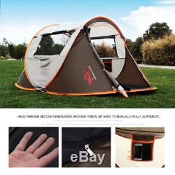 Grande Tente Automatique Ultra-légère Pour 5-8 Personnes, Étanche Au Vent, Pop Up Camping