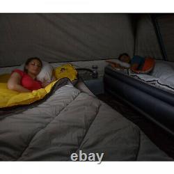Grande Tente De Cabine Instantanée De 10 Personnes Dark Rest Blackout Windows Outdoor Camping