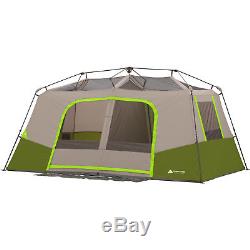 Instantané cabine tente camping 3 chambres avec salle privée 11-personne Family Shelter 