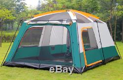 Grande Tente De Camping Pour Abri 8 Personnes Double Couche En Plein Air Des Familles