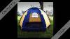 Grande Tente De Randonnée De Camping Hexagonale Avec Sac De Transport Bleu De O