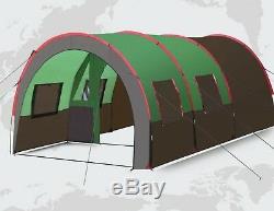 Grande Tente En Plein Air Tunnel Double Couche Camping 8 Personnes Family Party Tent Nouveau