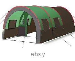 Grande Tente Extérieure Double Couche Tunnel Camping 8 Personnes Family Party Tente Nouvelle