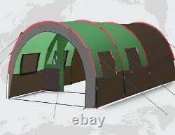 Grande Tente Extérieure Double Couche Tunnel Camping 8 Personnes Family Party Tente Nouvelle