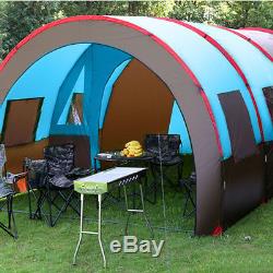 Grande Tente Extérieure Pour Camping 6-8-10 Personnes Tunnel Kids Beach Party Imperméable