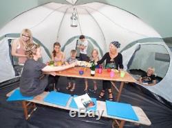Grande Tente Familiale Camping Randonnée En Plein Air Spacieuse Grande Camp 3 Chambres Cabine De Sommeil