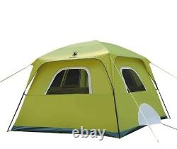 Grande Tente Six Personnes 6 Hommes Famille Nombreuse Camping Voiture Imperméable Facile à Installer