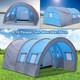 Grande Tente Tunnel 8-10 Personnes Huge Tente Familiale Pour Camping En Plein Air Et Fête