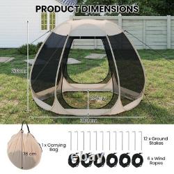 Grande tente d’activité extérieure pliable en maille respirante à ouverture rapide