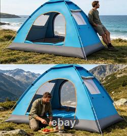Grande tente de camping 2/3/4 personnes, tente légère d’extérieur, tente dôme 200x200 cm