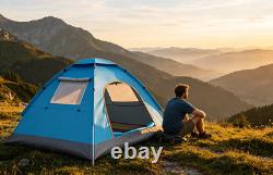 Grande tente de camping 2/3/4 personnes, tente légère d’extérieur, tente dôme 200x200 cm