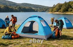 Grande tente de camping 2/3/4 personnes, tente légère d’extérieur, tente dôme 200x200 cm
