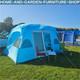 Grande Tente De Camping Familiale Pour 4 à 8 Personnes, Abri Extérieur à 2 Chambres, Tente Facile à Monter