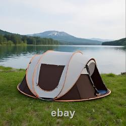 Grande tente de camping familiale pour 8 personnes, installation instantanée, aucun assemblage requis