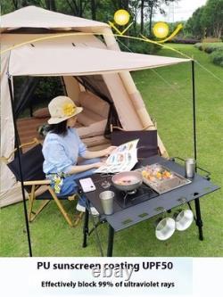 Grande tente de camping gonflable pour 4-5 personnes