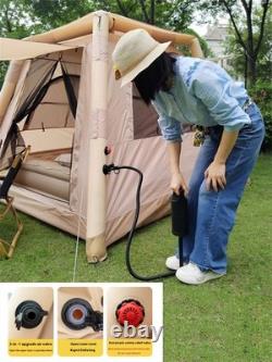 Grande tente de camping gonflable pour 4-5 personnes