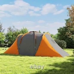 Grande tente de camping tunnel avec 2 chambres et un espace de vie, imperméabilité de 2000 mm