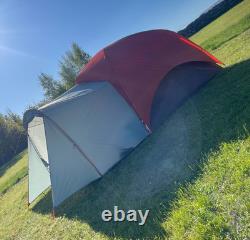 Grande tente dôme Big Agnes Big House 4 (4 personnes) avec vestibule ajouté et tapis de sol