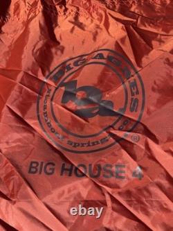 Grande tente dôme Big Agnes Big House 4 (4 personnes) avec vestibule ajouté et tapis de sol