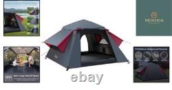 Grande tente dôme imperméable pop-up automatique pour 3 personnes, 83 pouces