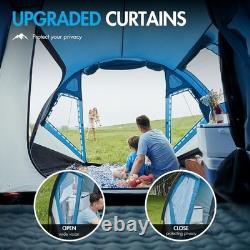 Grande tente pop-up automatique 3-4 personnes. Pour camping, plage, randonnée, abri extérieur.