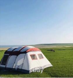 Grande tente pour 6 personnes, capacité jusqu'à 12 personnes, camping en famille, cabane, imperméable.