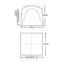 HI-GEAR Grand Abri Imperméable Haven 300 avec Poteaux en Acier, Accessoires de Camping