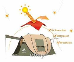 Hewolf Pop Up Tents 2-3 Personnes Facile De Mettre En Place Dome Tent Automatic Camping Tent
