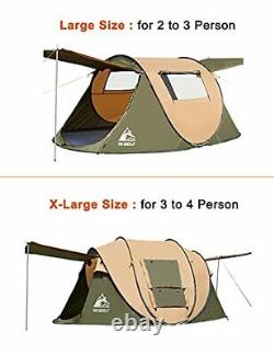 Hewolf Pop Up Tents 2-3 Personnes Facile De Mettre En Place Dome Tent Automatic Camping Tent