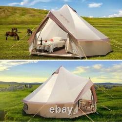Imperméable 8-10 Personne Camping En Plein Air Tente Famille Grand Abri De Tarpe D'espace Yurt