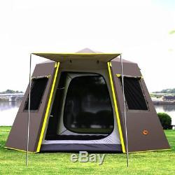 Imperméable À L'eau Ultra Grande Tente Famille En Plein Air Canopy Tarp Diagonal Camping Abri