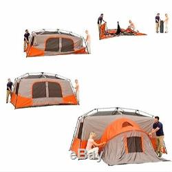 Instant Pop Up Camping Tente Famille Cabine Randonnée Pédestre Abri 11 Personne Trail