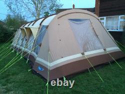 Kampa Polzeath 8 tente tunnel en polycoton pour 8 personnes, bon état