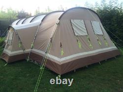 Kampa Polzeath 8 tente tunnel en polycoton pour 8 personnes, bon état