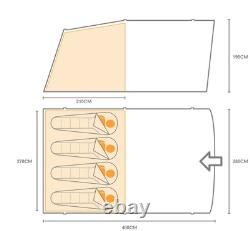 Kolima V3 TENTE AIR 4 PERSONNES. Imperméable