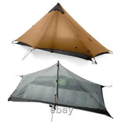 Lanshan 1 Personne Tente Ultra-légère 3 Saisons Backpacking Randonnée Camping Sauvage Nouveau