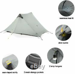 Lanshan 2 Personnes Ultralight Sac À Dos Camping Tent 3saison Lightweight Outdoor Uk