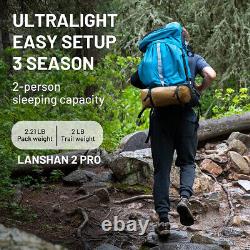 Lanshan 2 Pro Ultralight Tente Backpacking Tente 2 Personnes Camping Trekking Randonnée