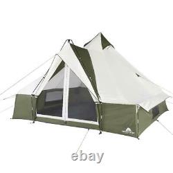Lodge Tent 8 Personnes Camping En Plein Air Portable Voyage Famille Refuge Dome Cabine