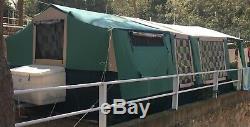 Mistral De-cabanon Luxe Tente Remorque Grand Taud Canopy & Cuisine 4-8 Berth